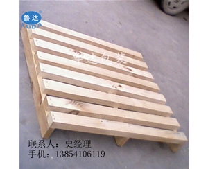 青島倉庫周轉(zhuǎn)單面木托盤 定制托盤
